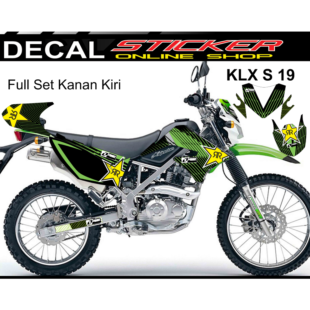 Stiker Motor Variasi KLX S 150  Fullbody Kekinian