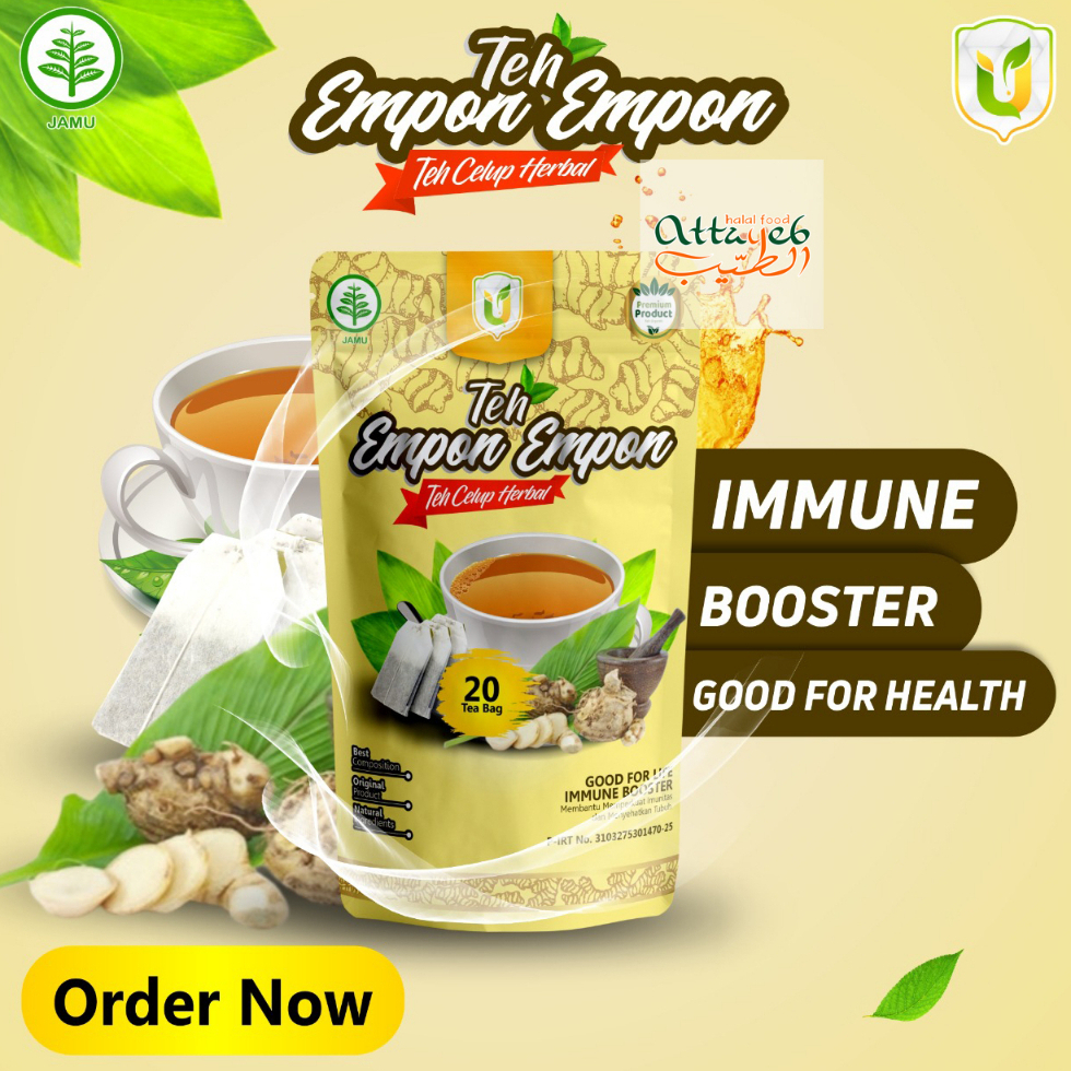 

bayar di tempat Teh Celup Herbal Empon Empon Usybah isi 20kantong