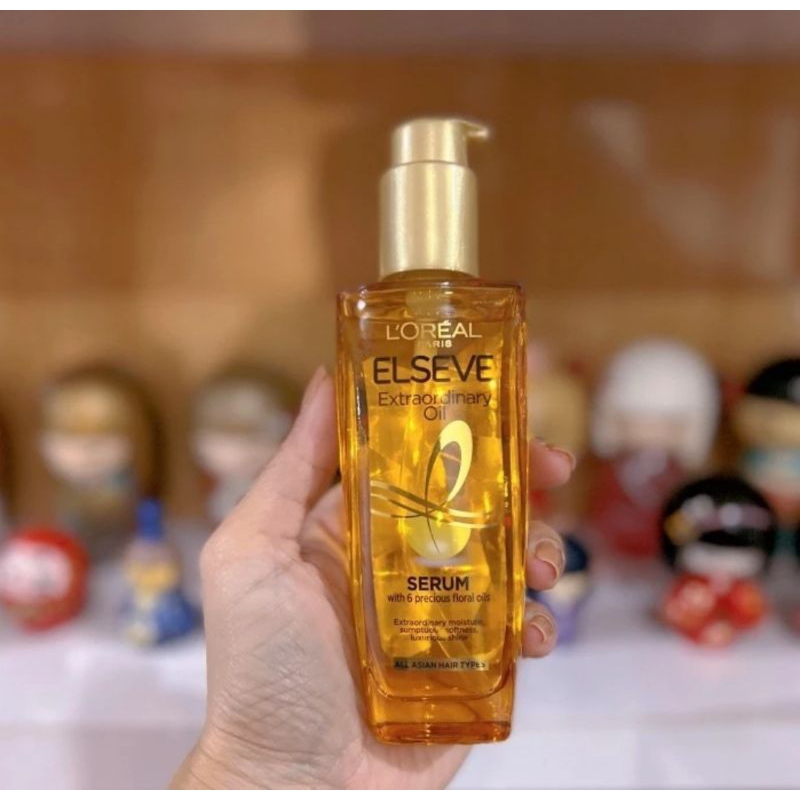 Loreal Paris ExtraOrdinary Oil Gold Pink 100ml - Vitamin Rambut Serum