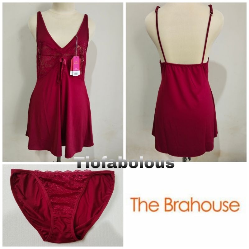 The Brahouse Lingerie Baju Tidur Sexy One Set TFBLGR05