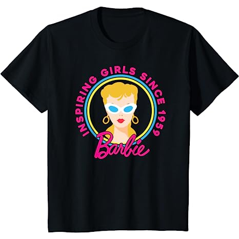 Baju anak Barbie 60th Anniversary Inspiring Girls Since 59 T-Shirt baju anak murah Fashion Bayi Fash