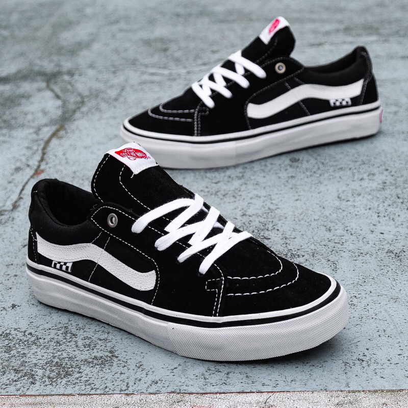 Vans Sk8 Low Pro Skateboarding Black / White “