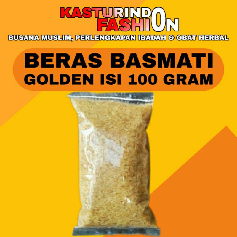 

Beras Basmati Premium Golden Isi 100 Gram Nasi Kebuli