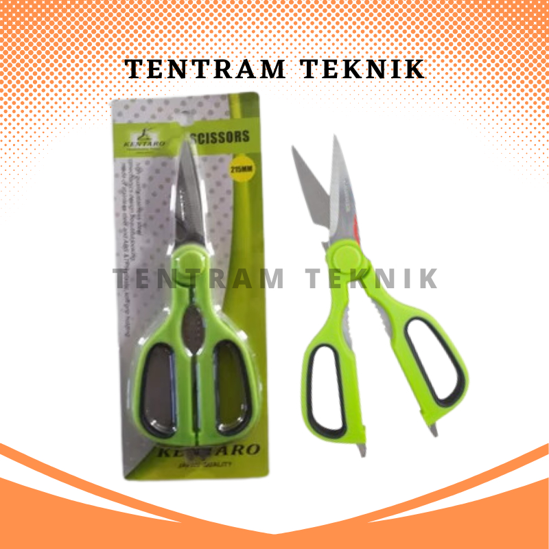

Gunting Serbaguna Type 215 Stainles ( anti karat ) Kentaro Japan Quality / Gunting Serbaguna Stainless Kentaro