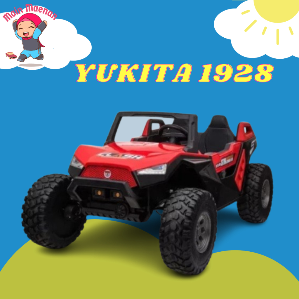Mainan Mobil Aki Yukita 1928 Jeep Buggy
