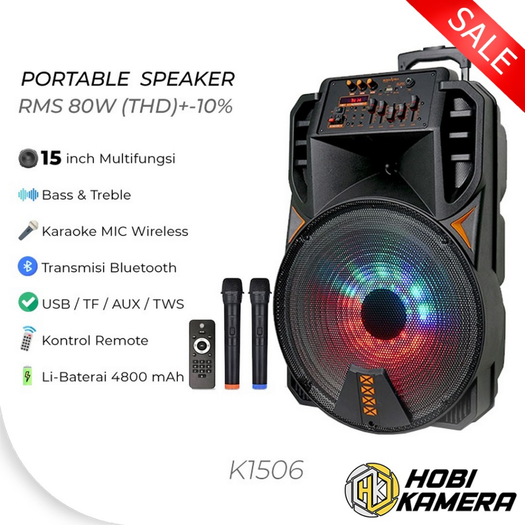 Speaker Bluetooth Portable Advance K1506
