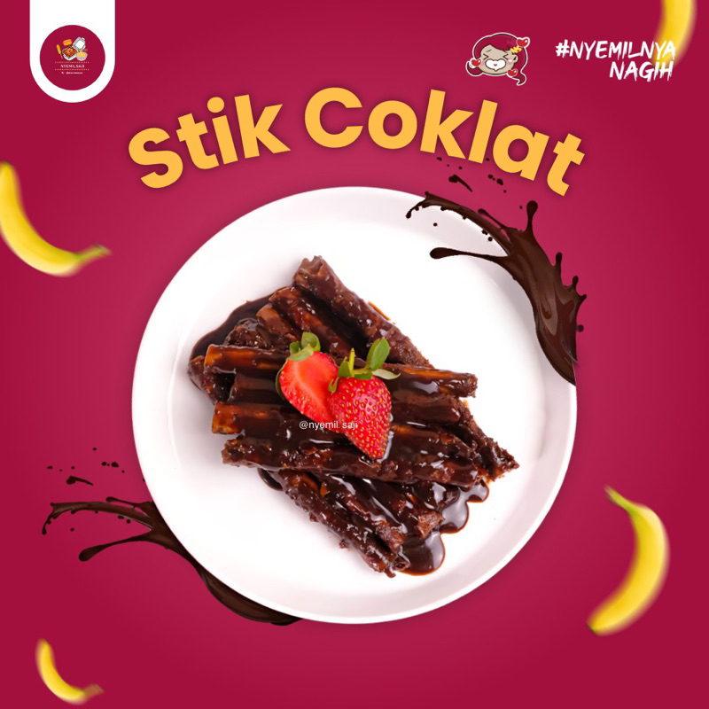 

[MENU BARU] STIK COKLAT Nyemil Saji