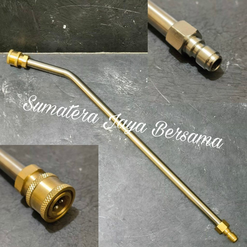 Sambungan Stik Gun Jet cleaner Bengkok 43 cm Quick Release Extention