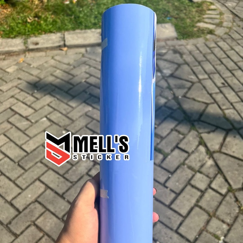 skotlet candy blue 057 profix stiker motor candy blue Lebar 45 cm panjang 1 meter biru muda glossy