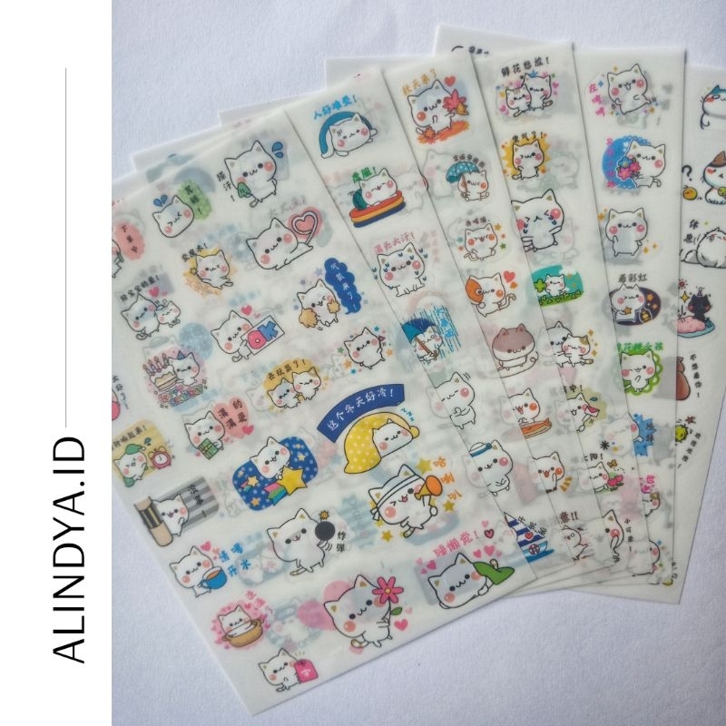 

Stiker Lucu DIY Kitty Series / Sticker Mainan Anak Perempuan Karakter Kitty Series / Cute Dekorasi Journal Hiasan - ALINDYA.ID