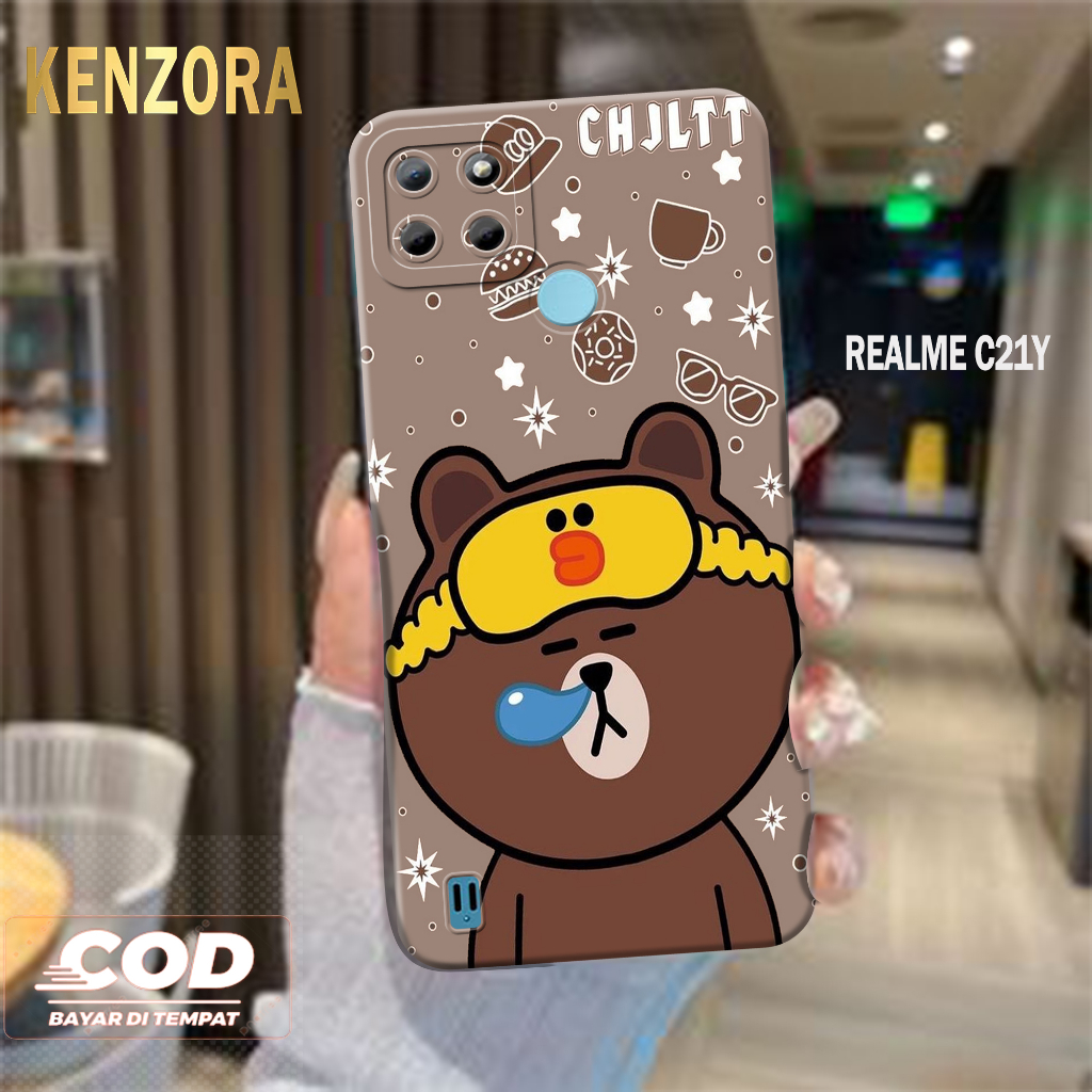 Case REALME C21Y Fashion Case Kenzora Case Kartun Cute Hardcase Softcase Kesing REALME C21Y Cover Si
