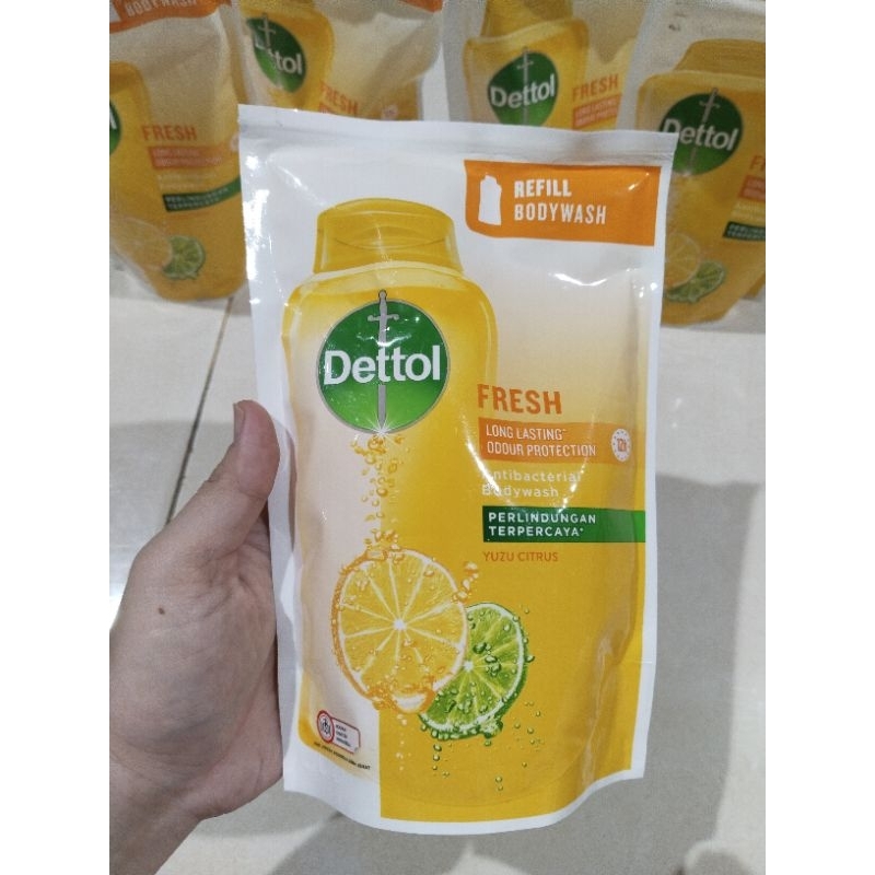Dettol Body wash Refill 410gr/ Dettol sabun mandi cair