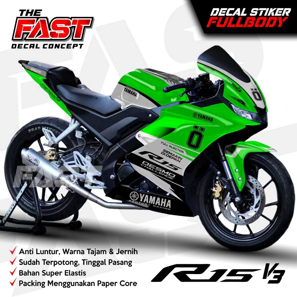 ID BISA COD_DECAL R15 V3 FULL BODY STIKER R15 V3 FULL BODY DEKAL R15 V3 OHLINS VARIASI STIKER R15 V3