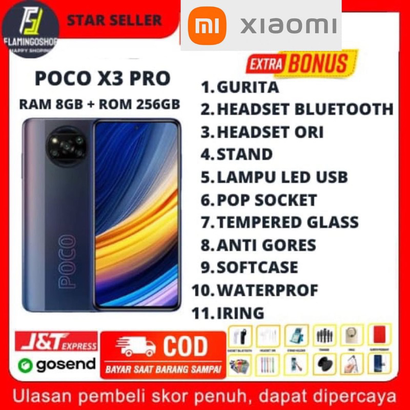 XIAOMI POCO X3 PRO 8/256 GB & 6/128 GB GARANSI RESMI