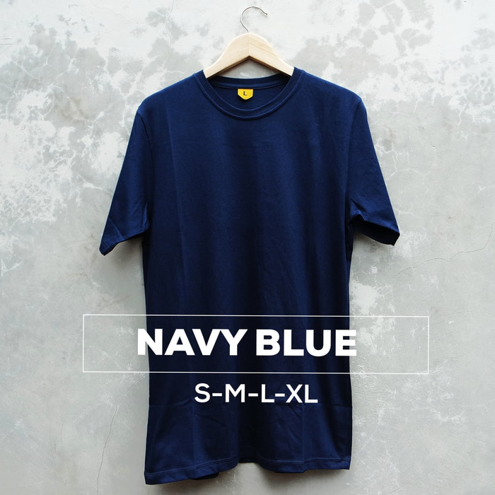 Kaos Polos Warna Navy/Kaos Dalam Warna Navy/Kaos Polos/Kaos Dalam
