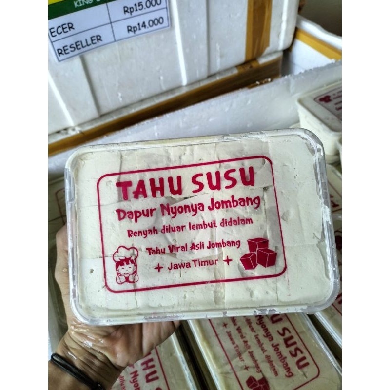 

Tahu Susu Jombang Halal Jumbo Pack Praktis