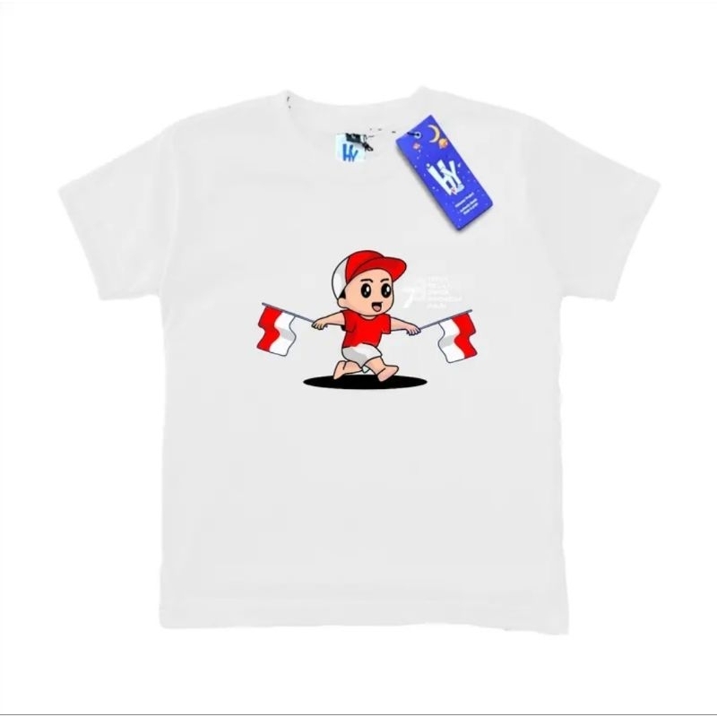 kaos distro ank anak 17 agustus merah putih