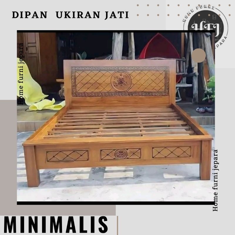 dipan jati minimalis/dipan jati ukir