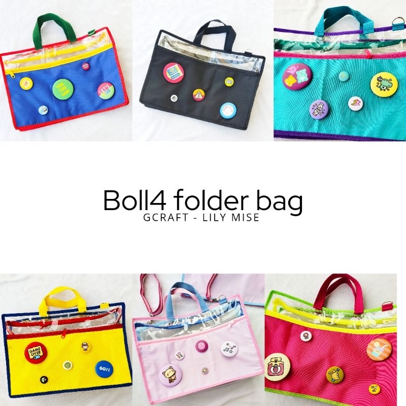 Boll4 folder bag - tas map - tas folder - tas file - map file - tas map mika