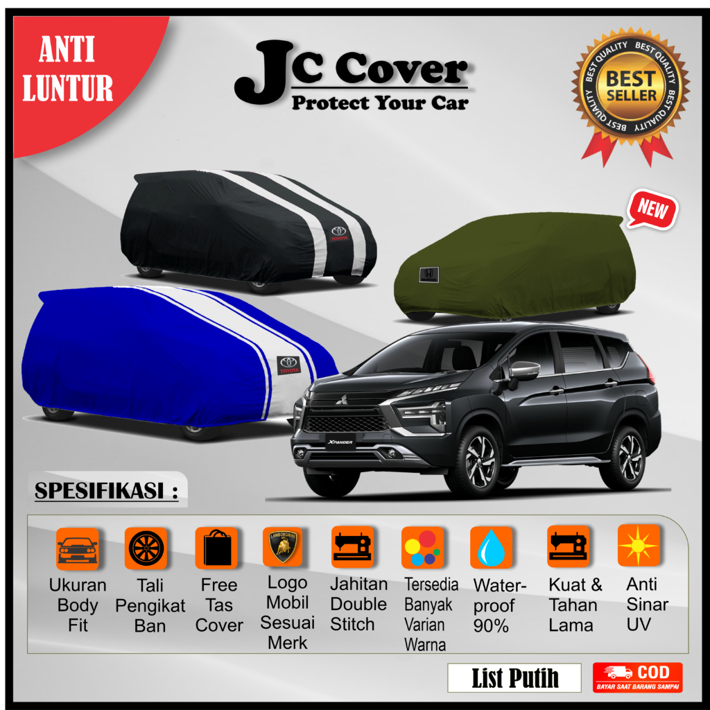COVER BODY XPANDER / SARUNG MOBIL MITSUBISHI XPANDER/SELIMUT MANTEL MOBIL XPANDER OUTDOOR WATERPROOF