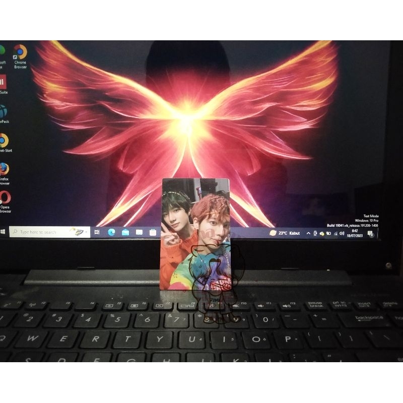 (booked @hanyeonstuff )photocard unit taegyu hour 2nd photobook | txt