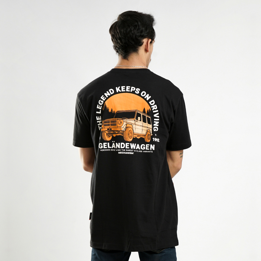 Mechanism Apparel T-Shirt Mercedes Benz Gelandewagen (GClass) Kaos T Shirt Reguler