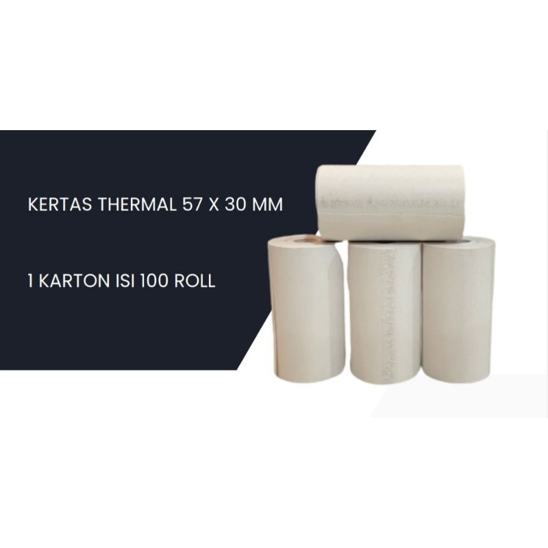 

Kertas Thermal 57 x 30 mm