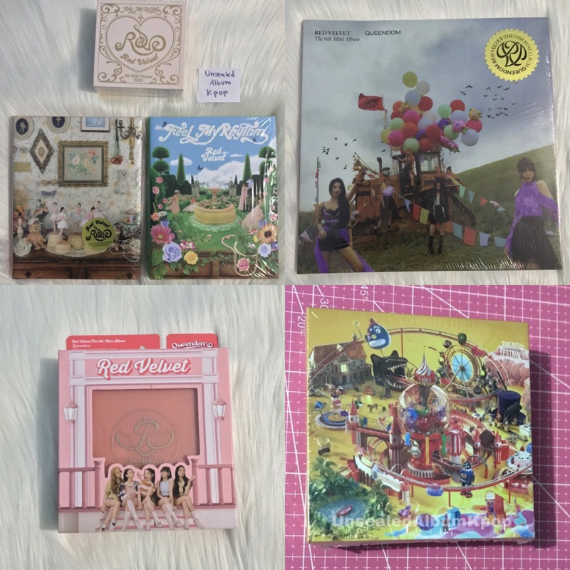(SEALED) Red Velvet RV Feel My Rhythm FMR Queendom Girl case Photobook TRF The reve festival kihno d