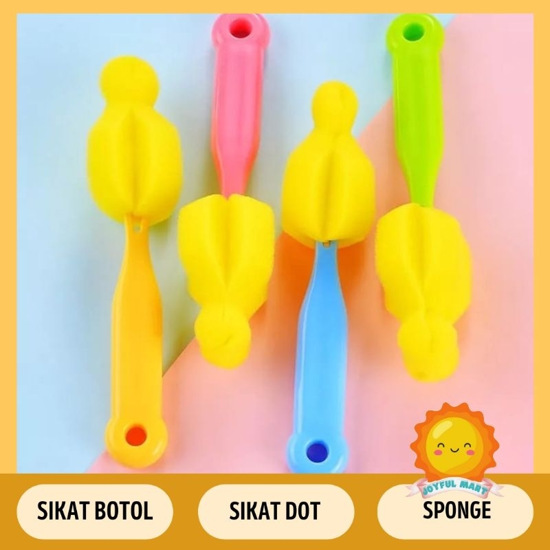 Sikat Dot Botol Susu Spon Mudah Simple