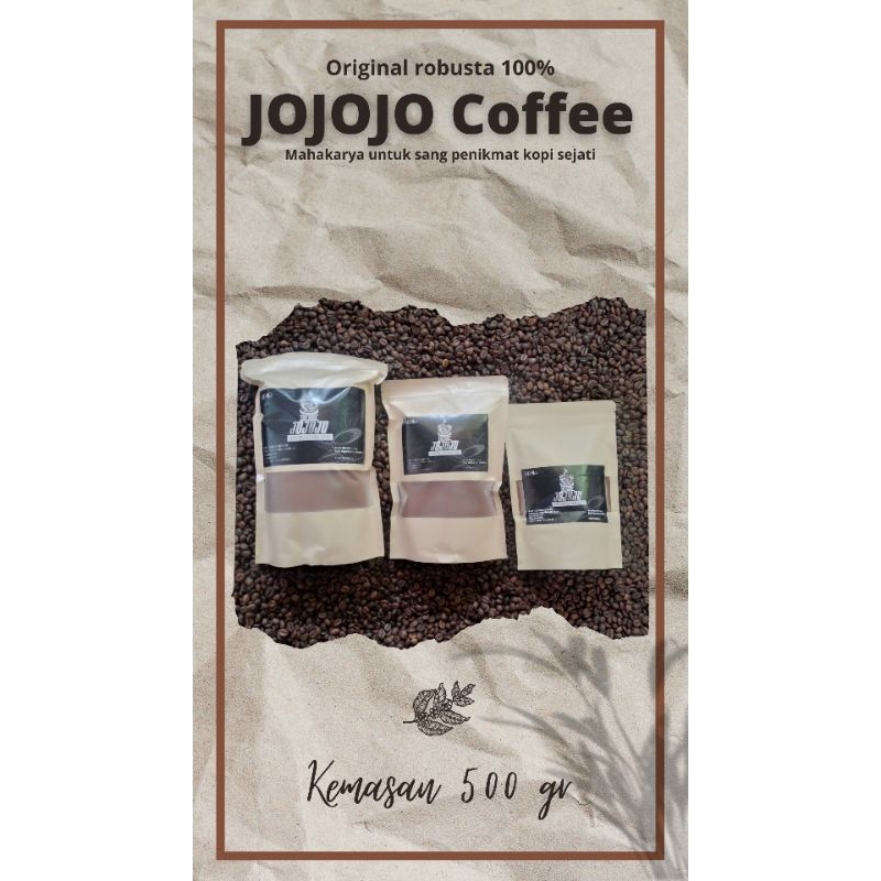 

KOPi BUBUK JOJOJO 100% Asli robusta kemasan 500 gr