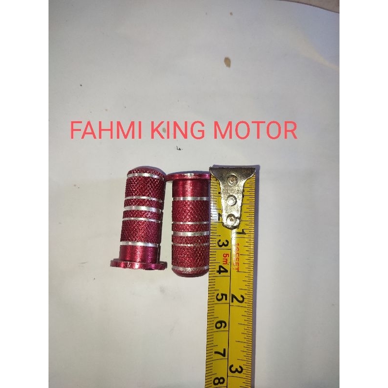 MUR VARIASI DRAT BAUT 12 PANJANG 4 CM WARNA MERAH MAROON BAHAN ALMU CNC HARGA UNTUK 2 PCS