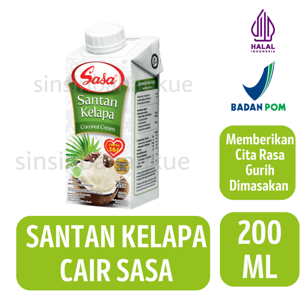 

Santan Kelapa Cair Sasa