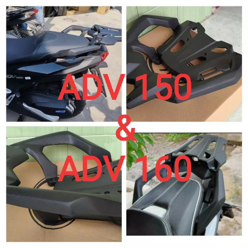 Bracket Box Honda ADV 150 & ADV 160 Full aluminium Breket Top Box ADV model Robot Shad Givi Kappa Pa