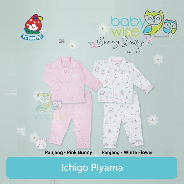 Ichigo Piyama Panjang - Setelan Baju Anak Perempuan