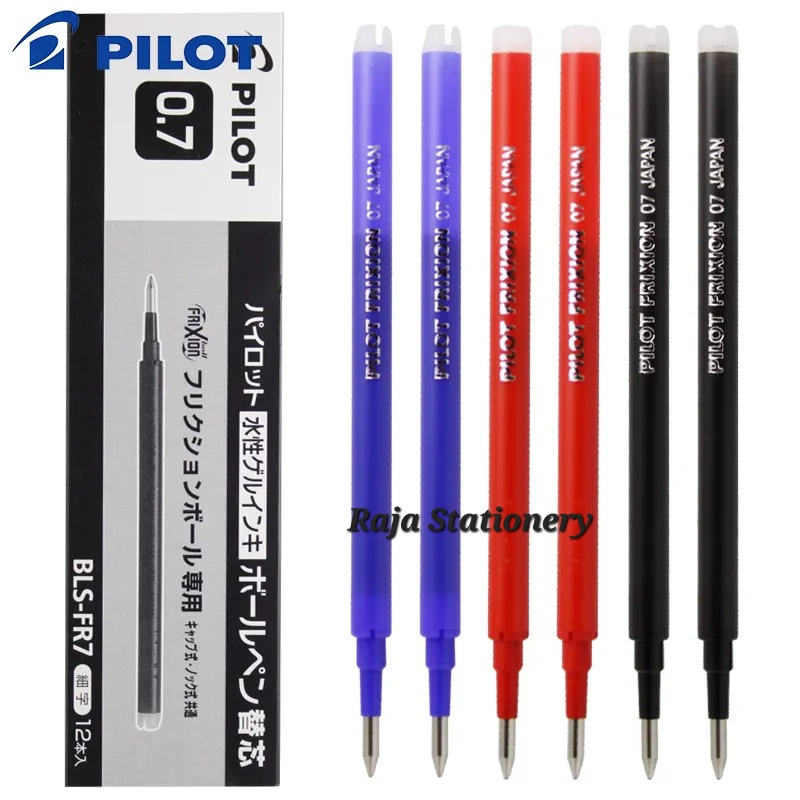 

PILOT PEN FRIXION REFILL 0.5 0.7 ERASABLE / ISI ULANG PEN FRIXION PILOT BISA DIHAPUS