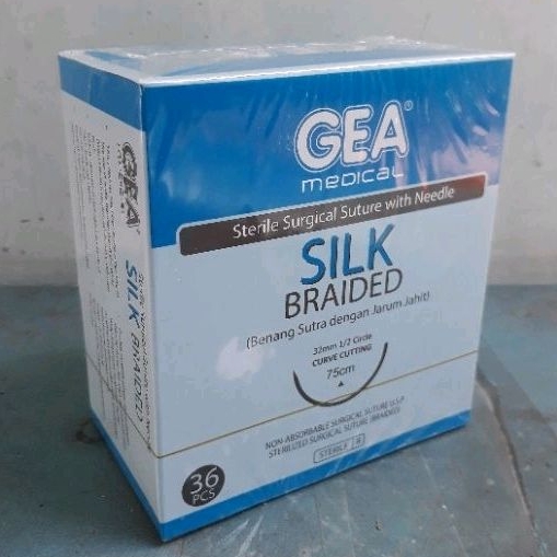 Braided silk 3/0 benang silk gea