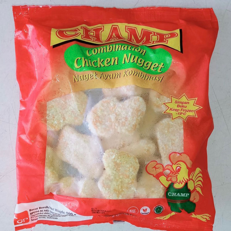 

Champ combination chicken nugget 500gr