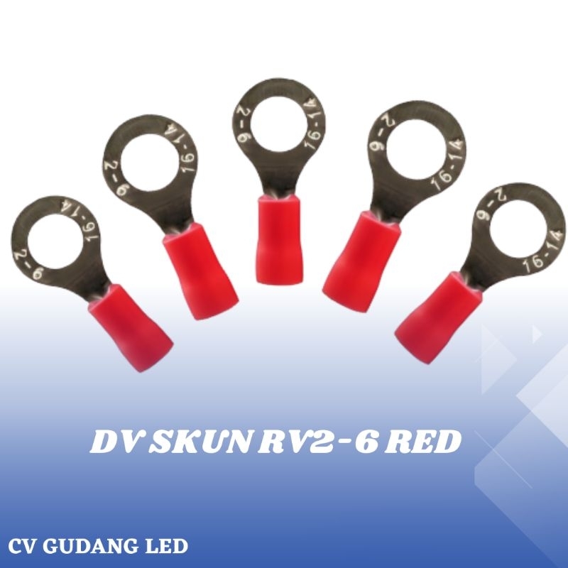 Skun Ring / Bulat RV2-6 DV - Merah