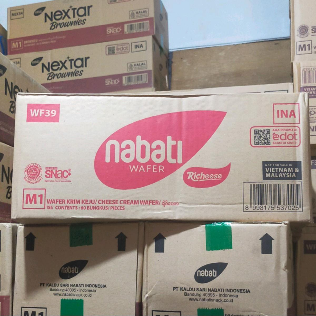 

NABATI WAFER 39g KEJU/ COKLAT