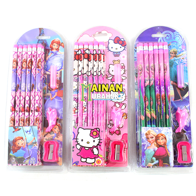 

FIGUREANS ATK ALAT TULIS PENSIL SET 2012 DENGAN RAUTAN DAN PENGHAPUS ALAT TULIS ISI 12 LENGKAP