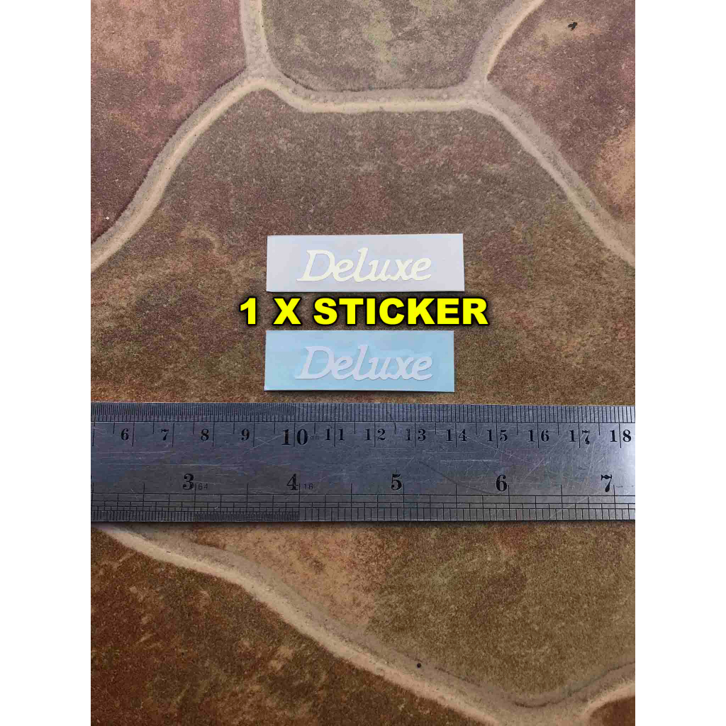 Sticker Tulisan Deluxe Logo Headstock Gitar Eclipse For Ltd By Esp Headstock Elektrik Akustik Nylon 