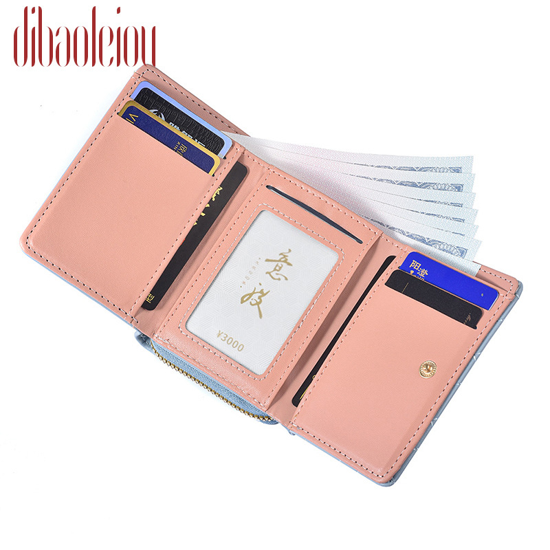 DOMPET LIPAT WANITA KULIT BIRU GUTIE WA762B2 SLOT KARTU MINI TERBARU BATAM KOREA REMAJA DEWASA RESLETING KOIN KECIL LUCU MURAH WALLET CEWEK SIMPLE KEKINIAN