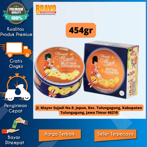 

Bravo Supermarket Tulungagung - Monde Butter Cookies 454gr