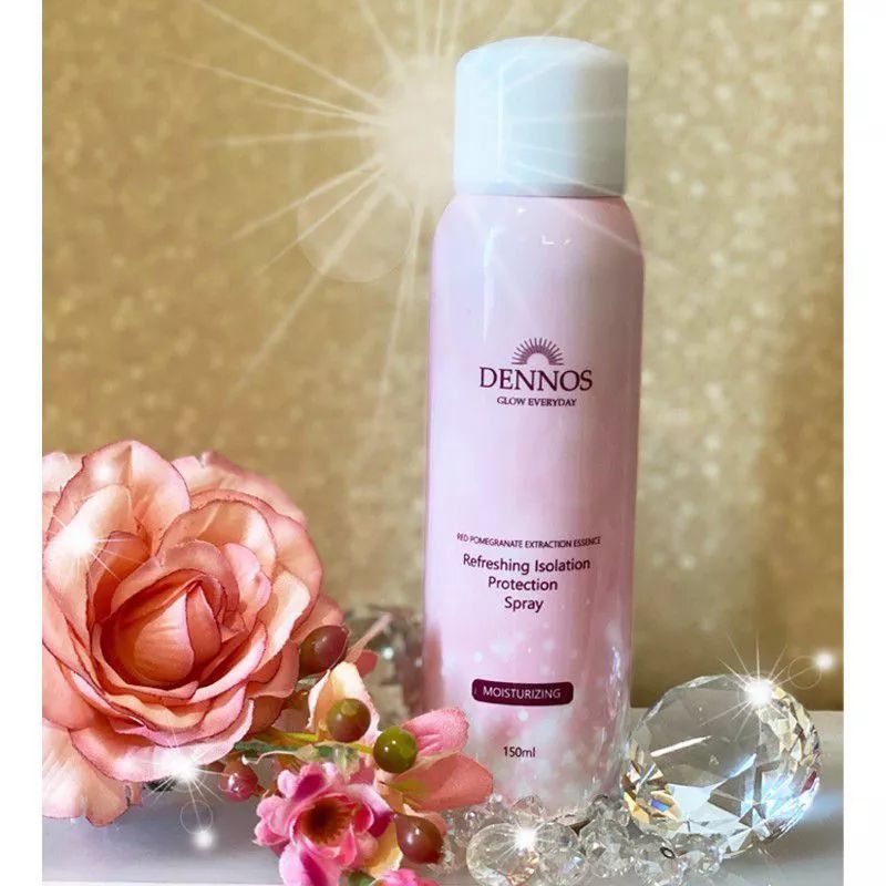 MOISTURIZING SPRAY UNTUK WAJAH DAN BADAN DENNOS REFRESHING ISOLATION PROTECTION -150ML