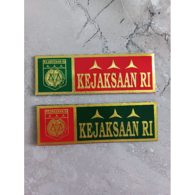 STICKER PLAT KEJAKSAAN RI- STICKER PLAT KEJAKSAAN RI TIMBUL