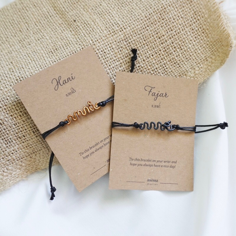 Anessadiaries | Gelang Nama Aksara Jawa CLASSIC