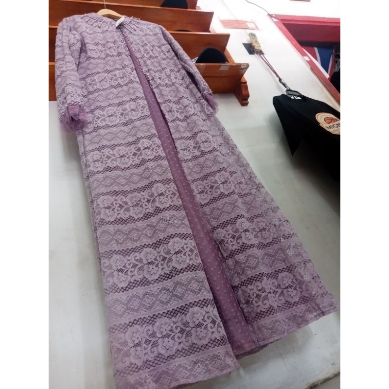 gamis brukat ozias ld 110