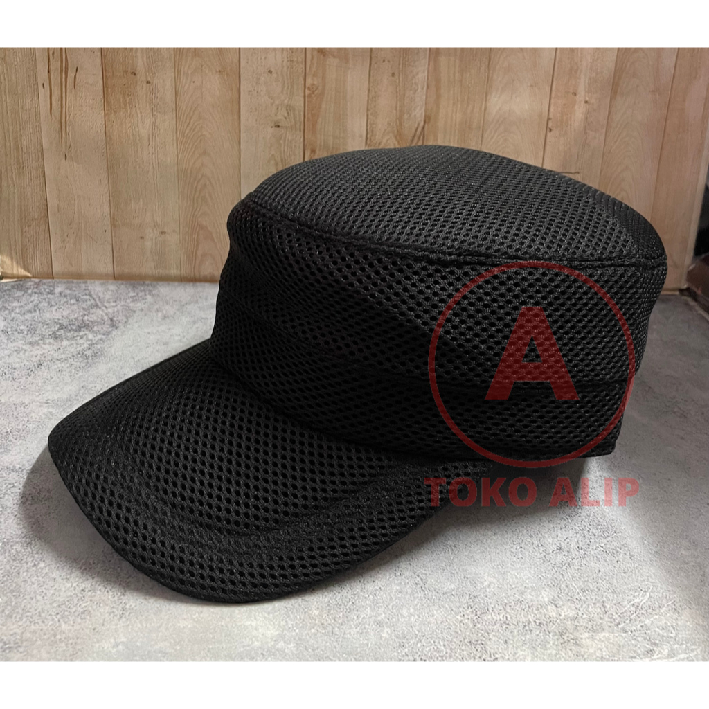 Topi Jaring Hitam Komando - Topi Komando - Topi Jaring - Topi Hitam