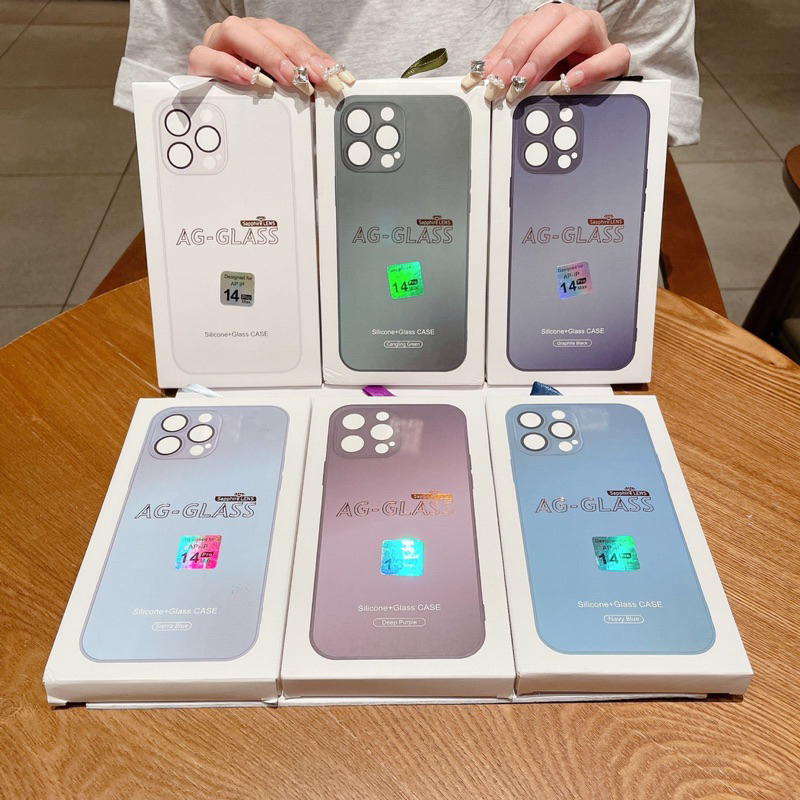 AG GLASS MATE PROSTEEL IPHONE 11/11 PRO/11 PRO MAX/12/12 PRO/12 PRO MAX CASE SILICONE GLASS MATE FUL