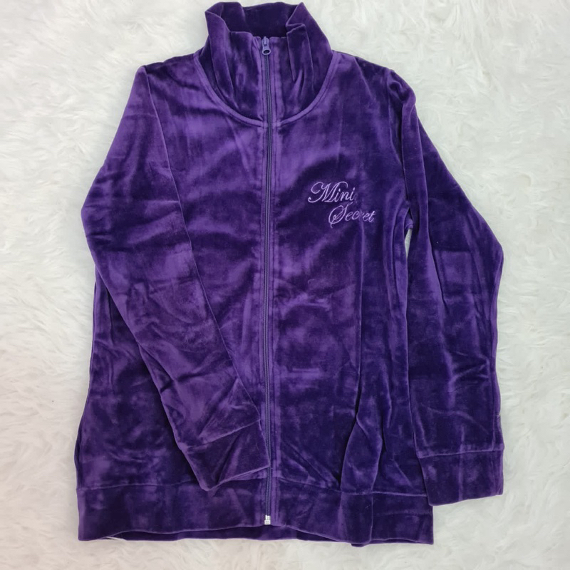 Velvet Jacket Purple (Preloved)